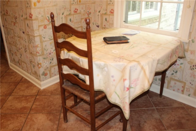 view of tiled bedroom