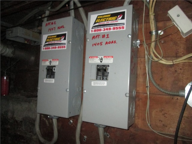 utilities with electric panel