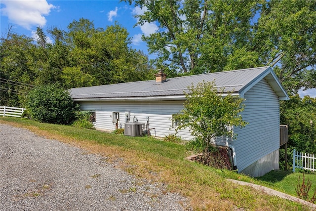 view of side of property