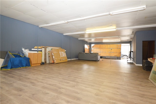 misc room featuring light hardwood / wood-style floors