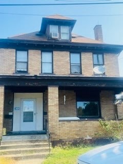 exterior space with covered porch