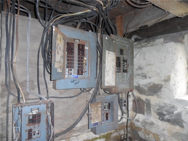 utilities with electric panel