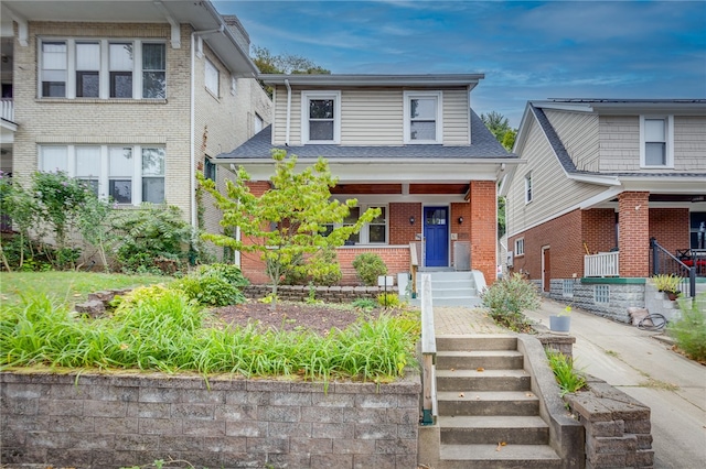 view of front of house featuring a porch