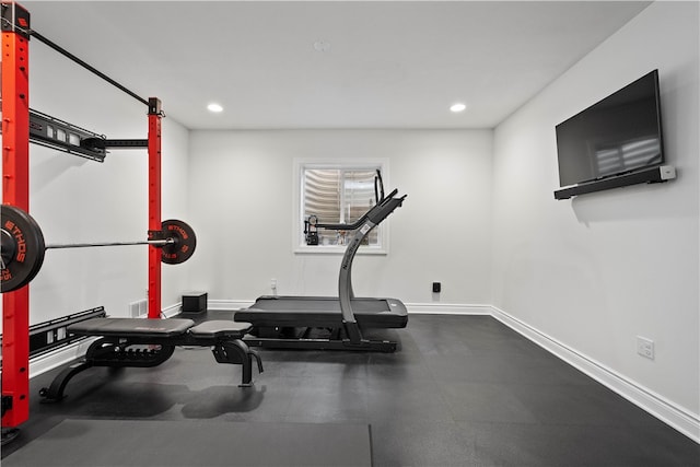 view of workout room