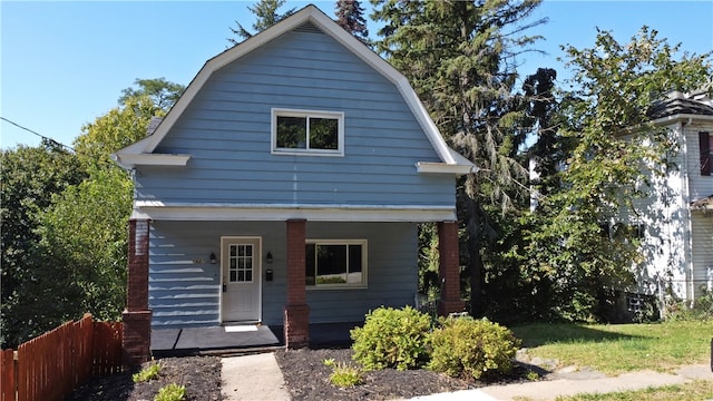 bungalow with a porch