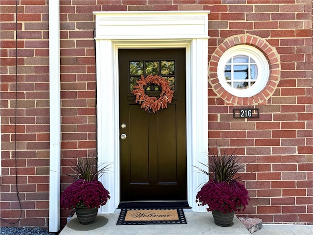 view of property entrance