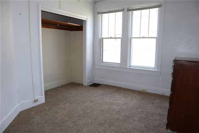 820-822 Grant St, Indiana Boro, PA 15701 - unfurnished bedroom featuring carpet floors, multiple windows, and a closet
