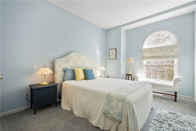 bedroom featuring carpet flooring