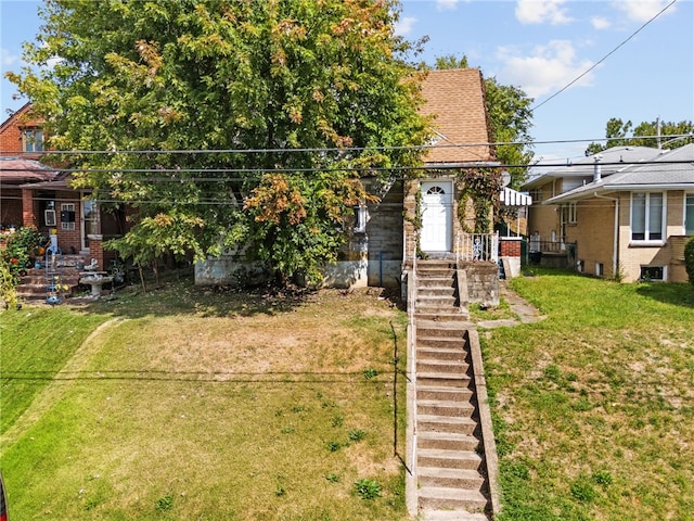 view of obstructed view of property