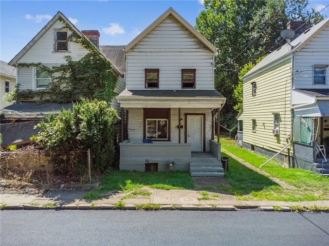 view of front of house with a porch