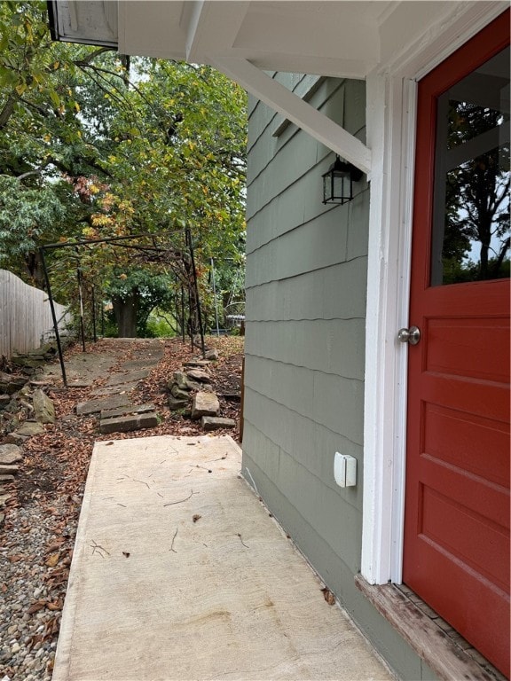 view of property entrance