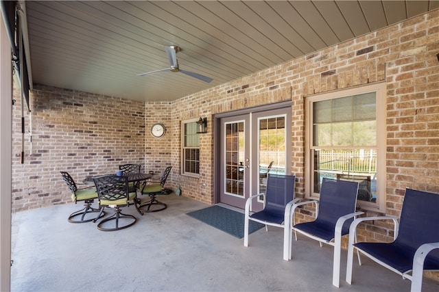 view of patio