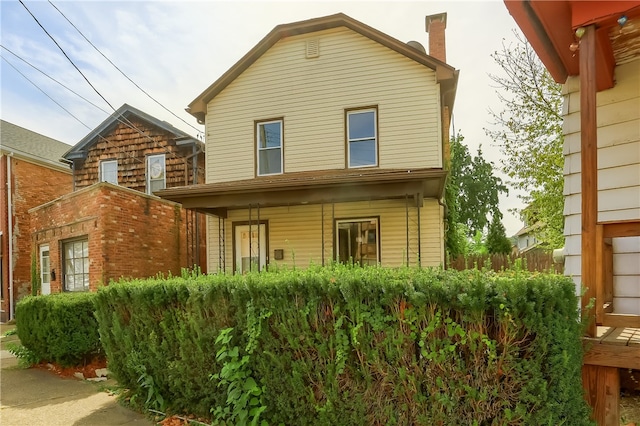 view of front of home