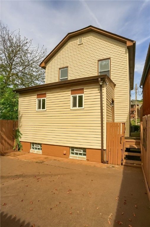 view of back of house