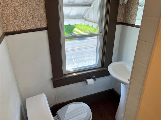 bathroom with toilet