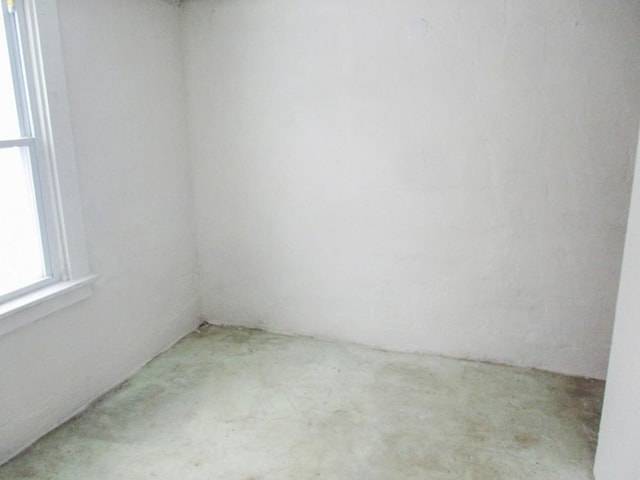 empty room with concrete floors