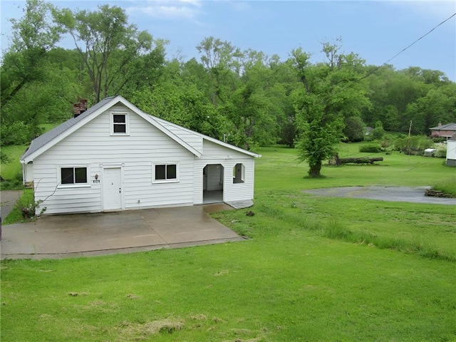 6129 State Route 88, Union Twp Wsh, PA 15332 - back of property featuring a patio area and a lawn