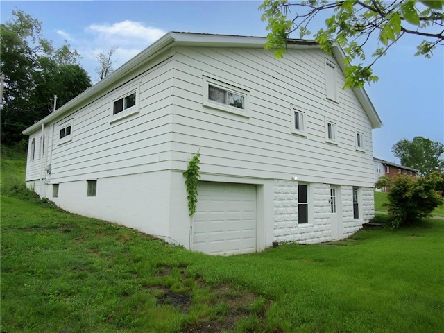 6129 State Route 88, Union Twp Wsh, PA 15332 - view of home's exterior with a lawn and an attached garage