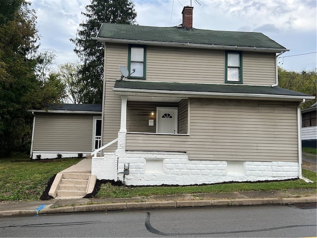 view of front of property