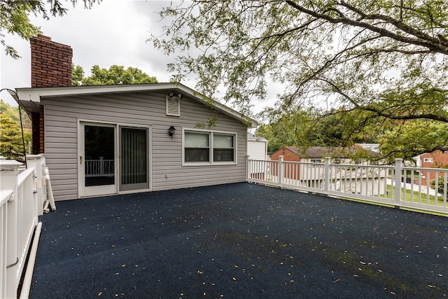 view of rear view of property