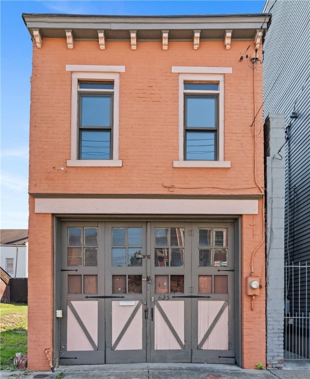 view of front of house with french doors