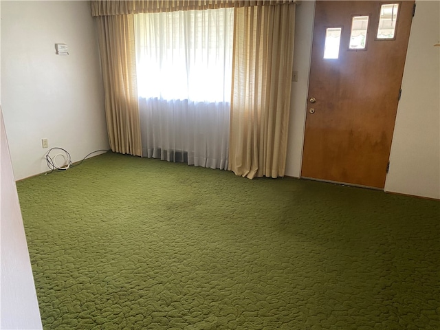 carpeted spare room with plenty of natural light