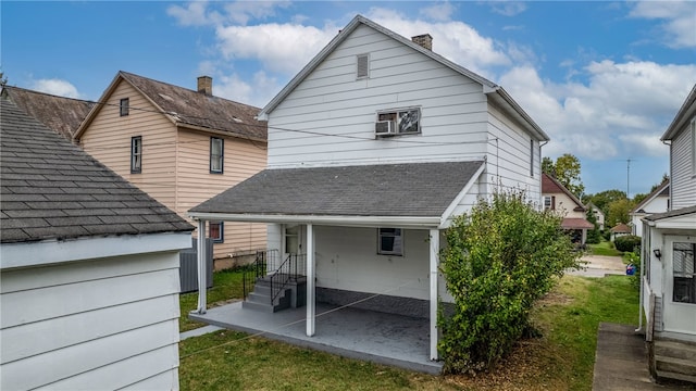 view of rear view of property