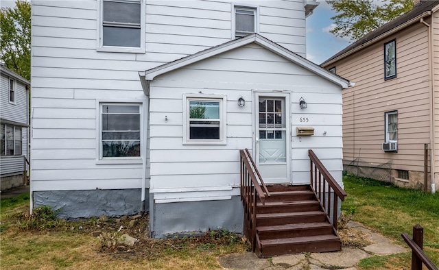 view of rear view of property