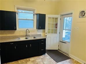 kitchen featuring sink