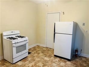 kitchen with white appliances