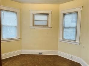 empty room featuring a wealth of natural light