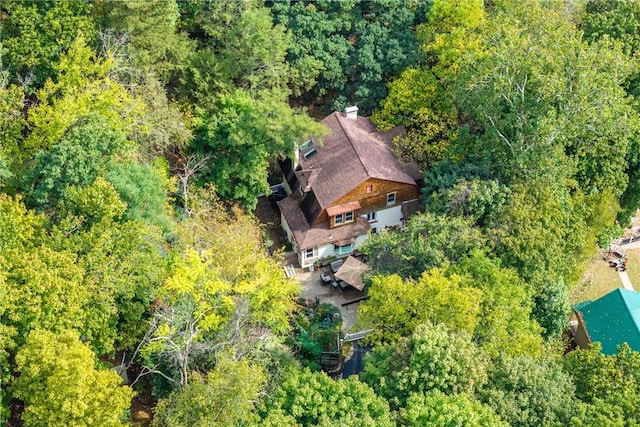 1487 Beaver Rd, Sewickley, PA 15143 - drone / aerial view with a wooded view