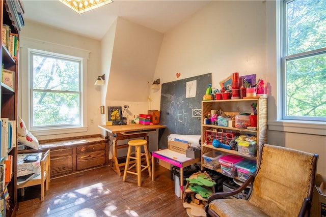 1487 Beaver Rd, Sewickley, PA 15143 - office area featuring wood finished floors and a healthy amount of sunlight