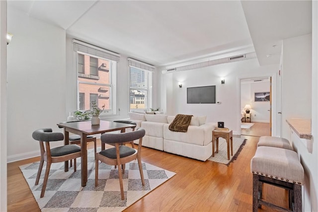 306 4th Ave Unit 501, Downtown Pgh, PA 15222 - dining area with light wood-style floors