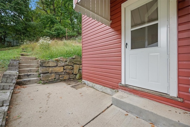 view of entrance to property