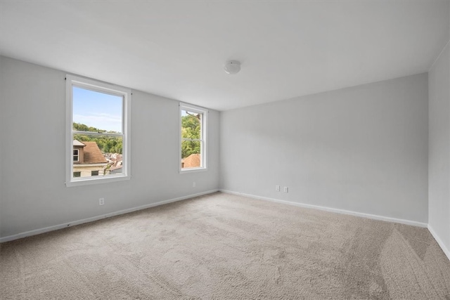 unfurnished room featuring carpet floors