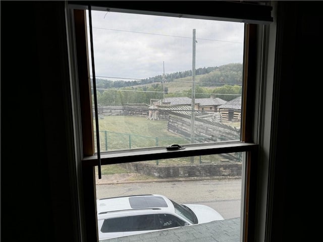 view of room details