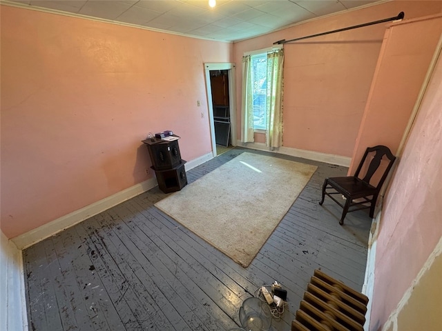 interior space featuring hardwood / wood-style flooring