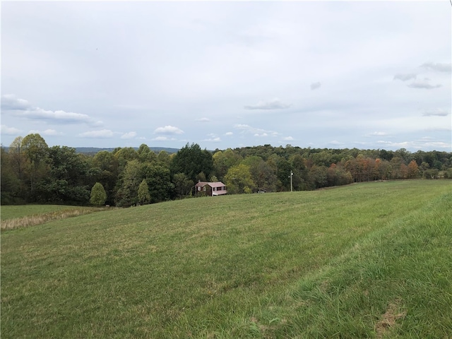 exterior space featuring a rural view