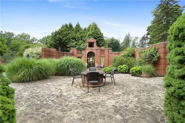 view of patio