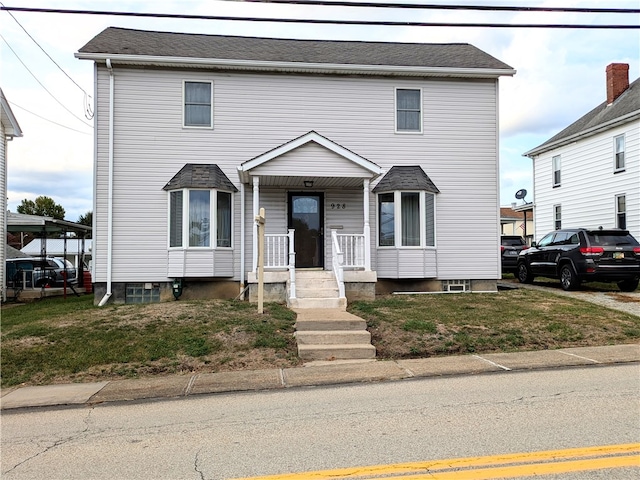 view of front of property