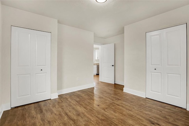 145 Harris Ave, Banksville/Westwood, PA 15205 - unfurnished bedroom featuring wood finished floors, baseboards, and a closet