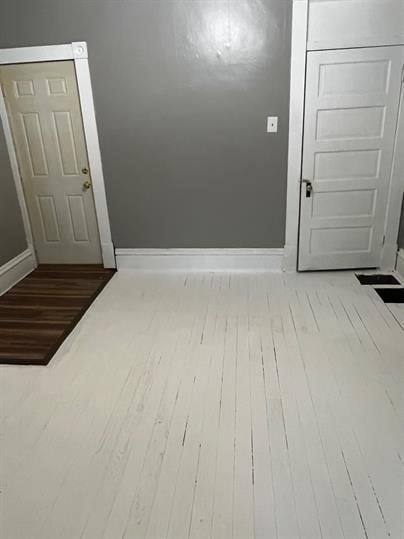 empty room featuring light hardwood / wood-style floors