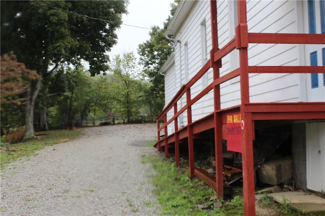 view of property exterior