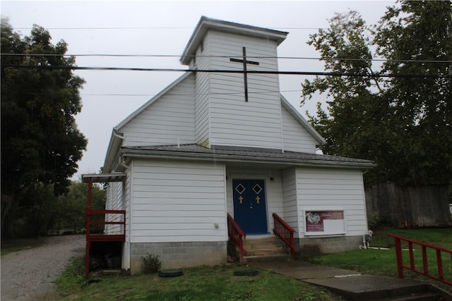 view of front of home