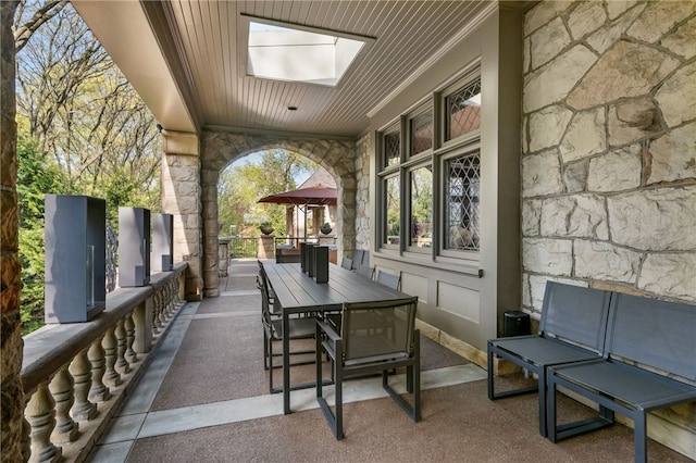 view of patio