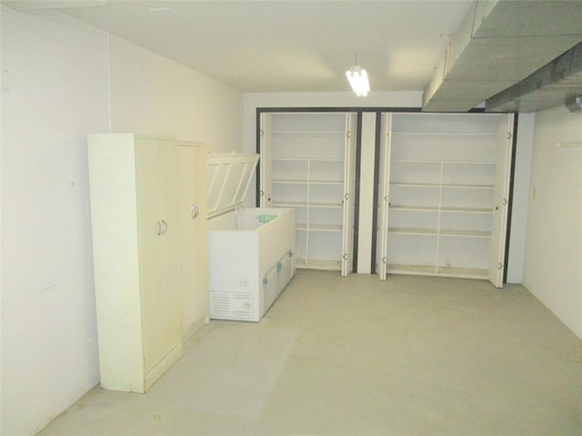 view of basement