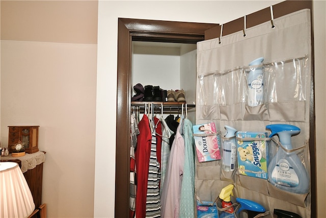 view of closet