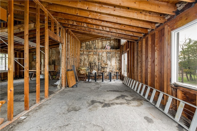 miscellaneous room featuring plenty of natural light