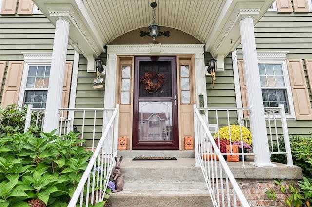 view of entrance to property